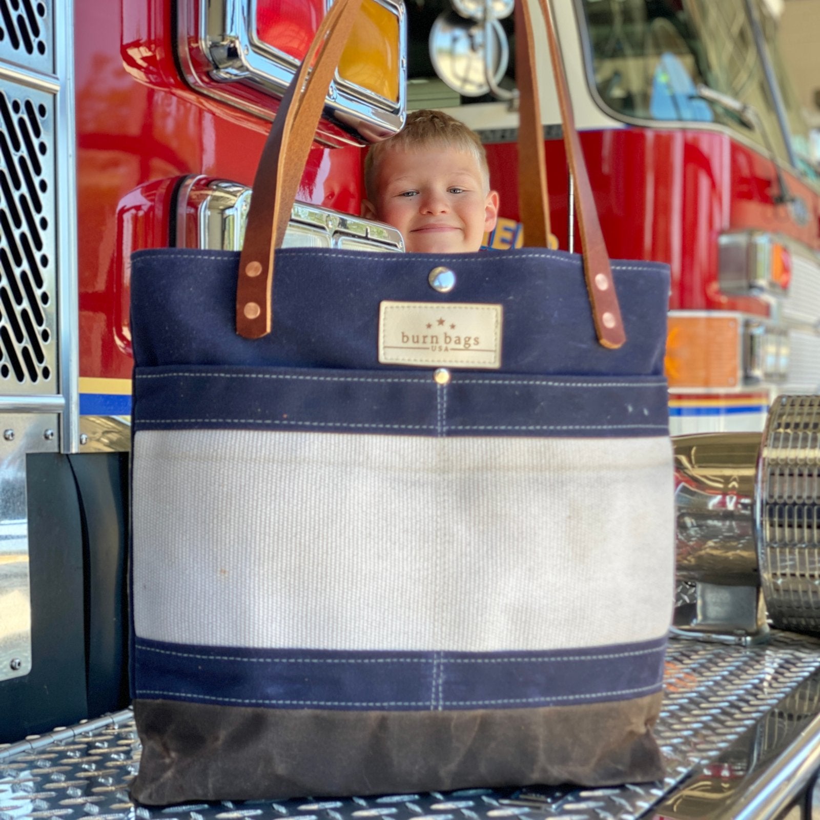 Navy Blue Classic Burn Bag