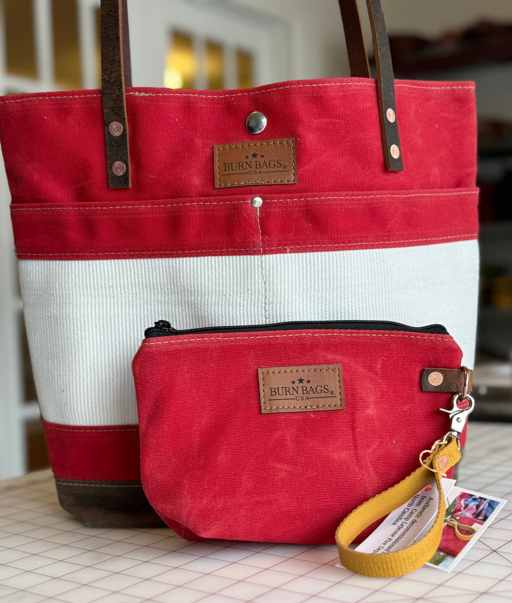 Engine Red Classic Burn Bag