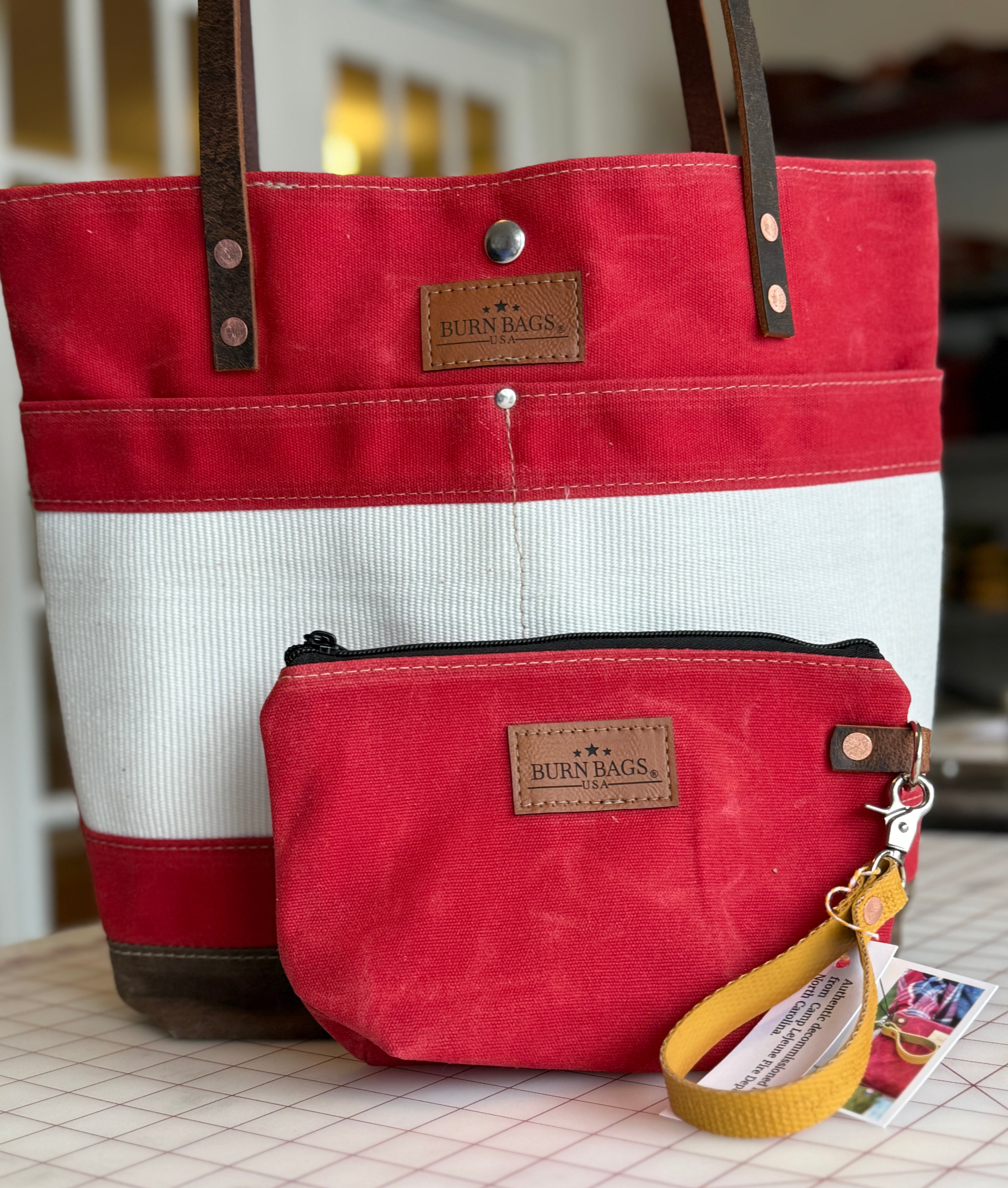 Engine Red Classic Burn Bag