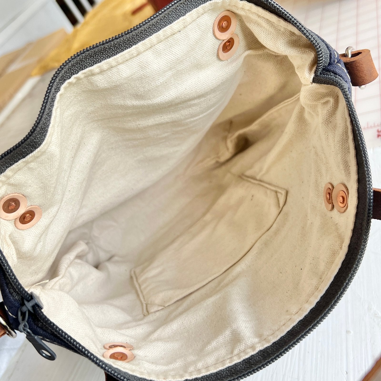 Crossbody Burn Bag- Charcoal Gray