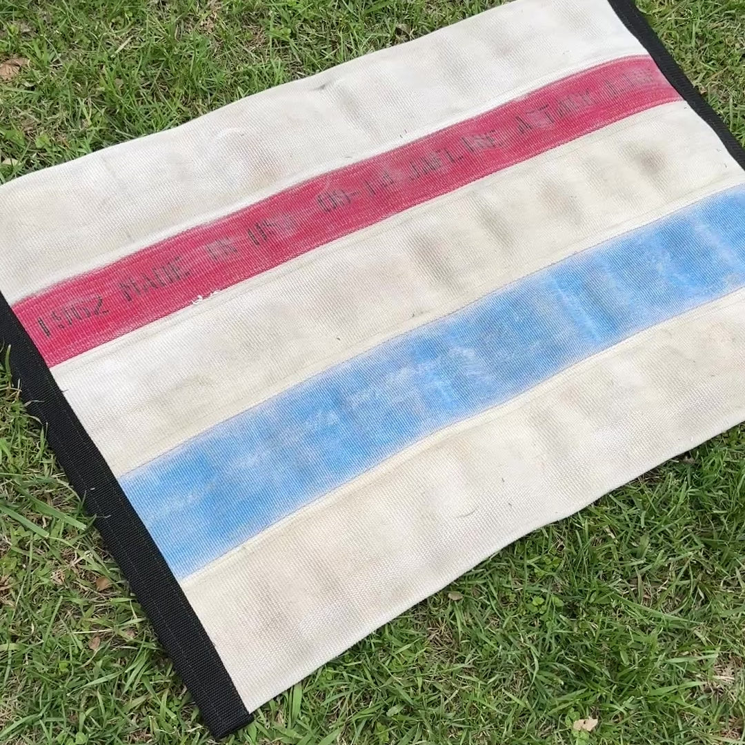 America Celebrates 250- Fire Hose Rug